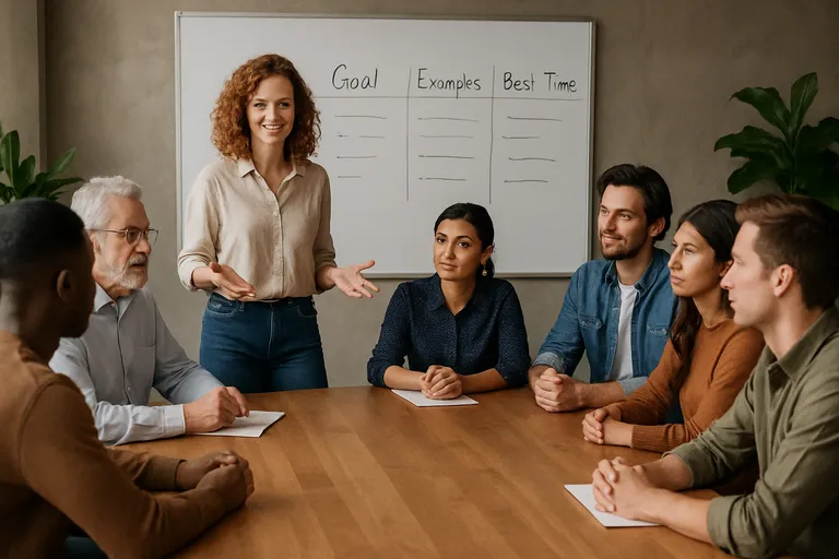 Soorten groepsdynamica-oefeningen voor volwassenen