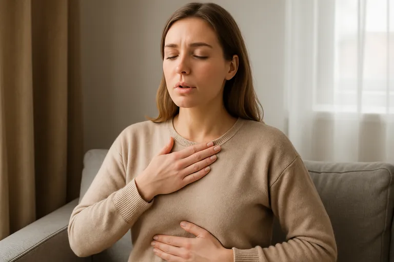 Directe ademhalingsoefeningen bij hyperventilatie (acute fase)