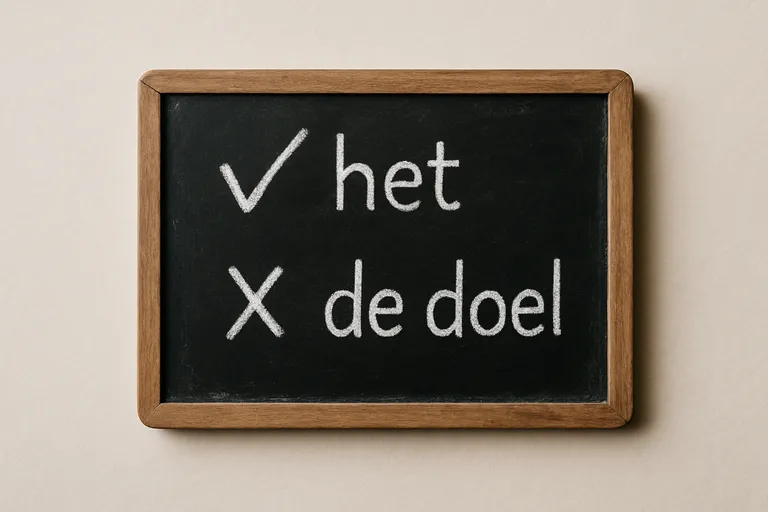 Het of de doel: wat is correct