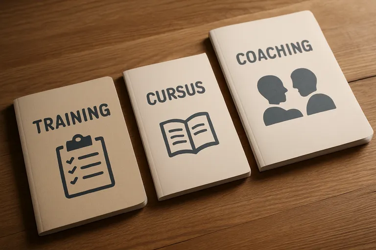 Kies je leerroute: training, cursus of coaching
