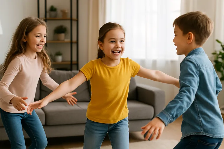 Spontaan binnen spelen zonder spullen voor direct plezier