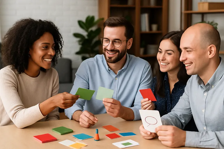 Wat zijn communicatie spellen voor volwassenen